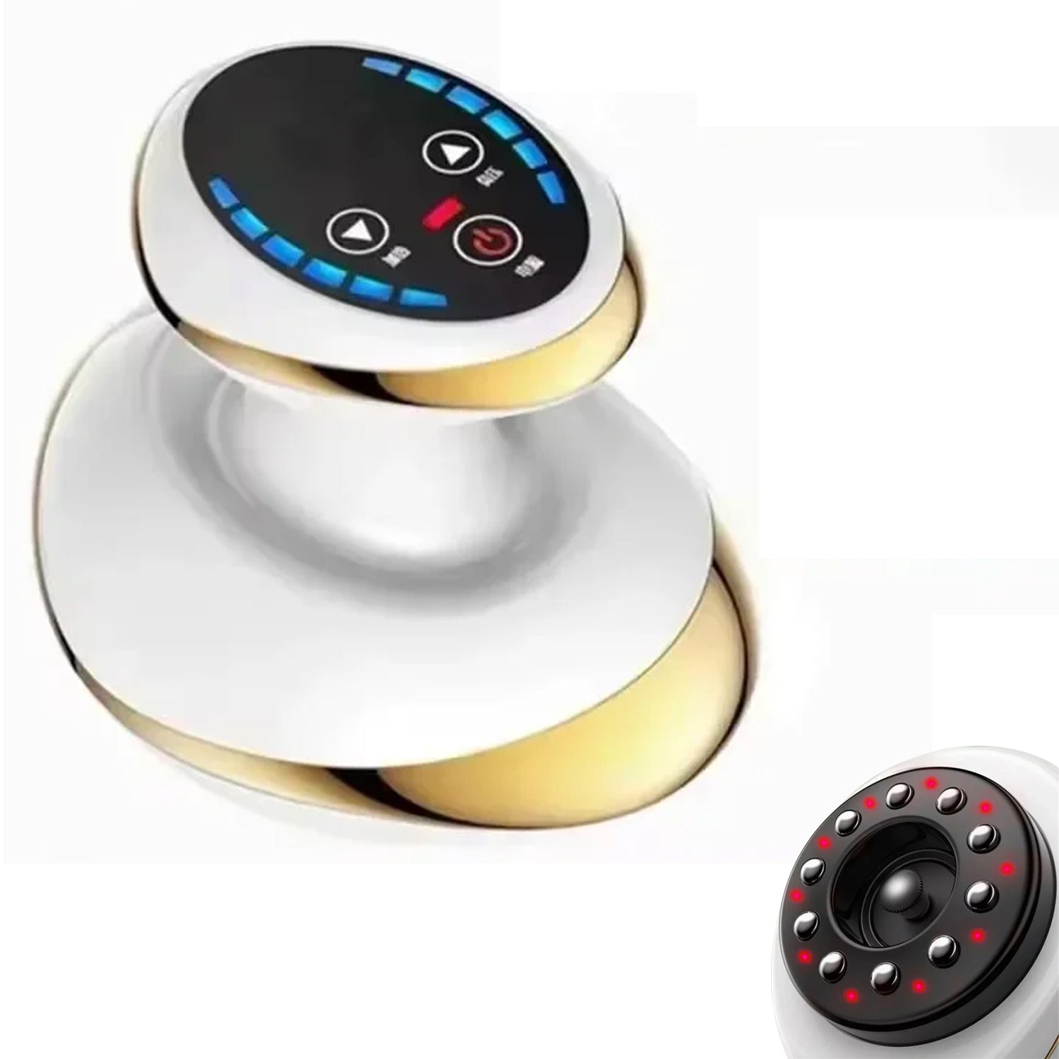 Okayso Anti Cellulite Massager Electric Scraping Massager with Suction Cup Rechargeable Home Fat Burner Relief Cupping Massager