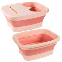 Foldable Footbath Massage Bucket Soaking Bucket Folding Basin Spa Foot Bath Bucket Household Sauna Bathtub Pedicure Bath Bathtub