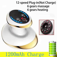 Okayso Anti Cellulite Massager Electric Scraping Massager with Suction Cup Rechargeable Home Fat Burner Relief Cupping Massager